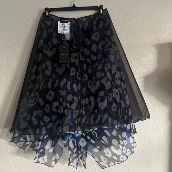 Giorgio Armani Silk Skirt size 42 VTG NWT - Picture 7 of 10